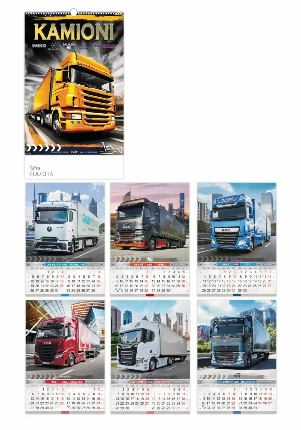 400 014 ZIDNI KAMIONI B3 7 LISTOVA